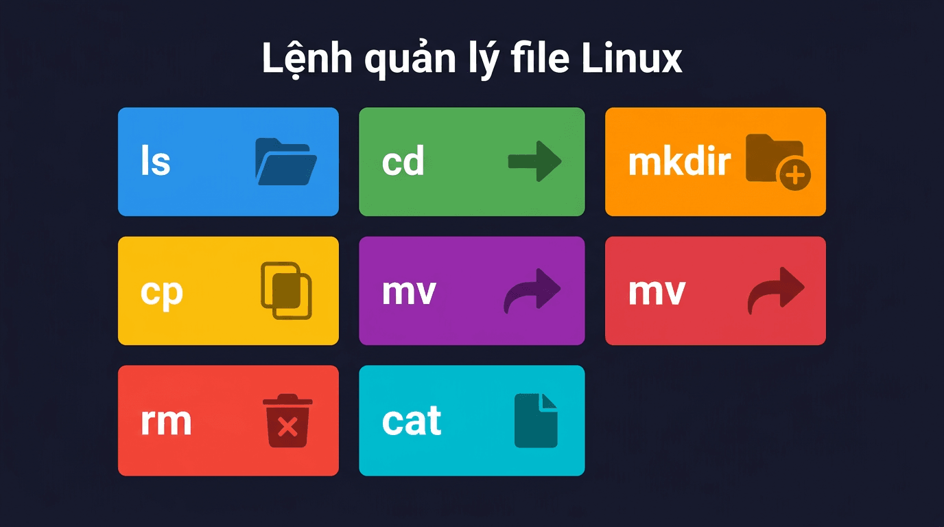 Lệnh quản lý file Linux