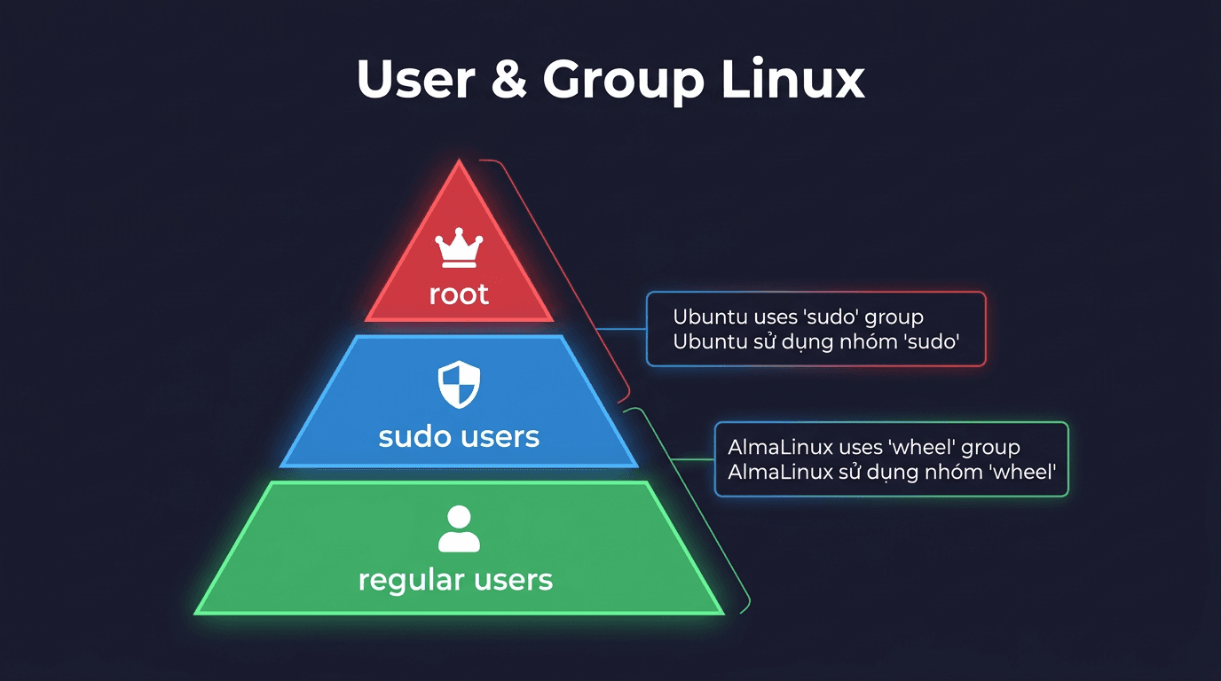 User và Group Linux