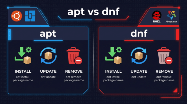 Quản lý package trên Linux – apt và dnf cho VPS