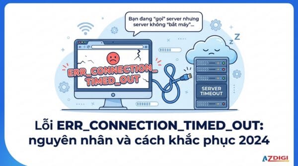 Lỗi ERR_CONNECTION_TIMED_OUT: nguyên nhân và cách khắc phục