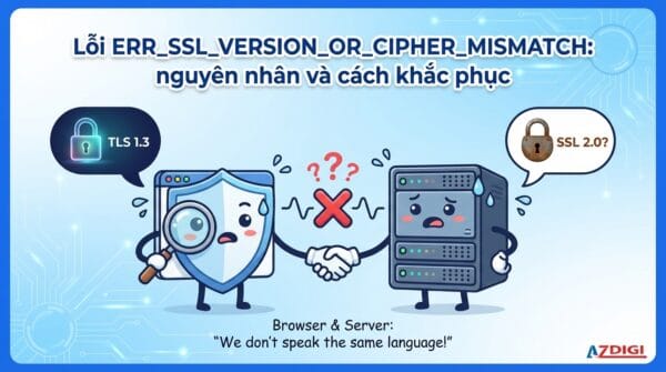 Lỗi ERR_SSL_VERSION_OR_CIPHER_MISMATCH: nguyên nhân và cách khắc phục