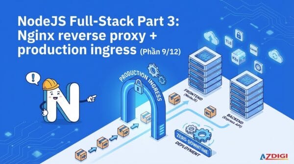 NodeJS Full-Stack trong Helm phần 3: Nginx reverse proxy + production ingress (Phần 9/11)
