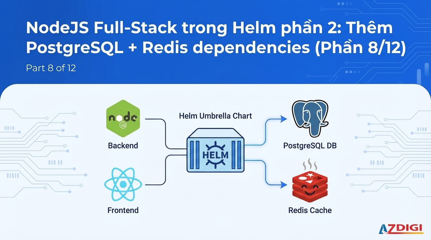 NodeJS Full-Stack trong Helm phần 2: Thêm PostgreSQL + Redis ...