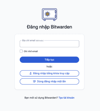 Hướng dẫn cài đặt Bitwarden tự host lên VPS để quản lý mật khẩu và dữ liệu nhạy cảm