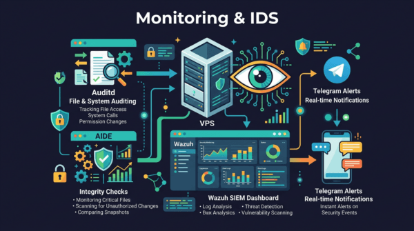 Logging, Monitoring và IDS trên Linux VPS – auditd, AIDE và Wazuh