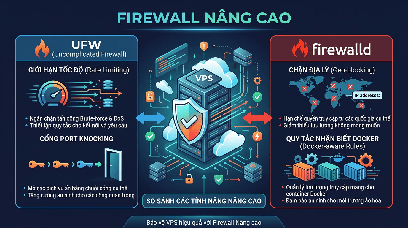 Firewall nâng cao VPS