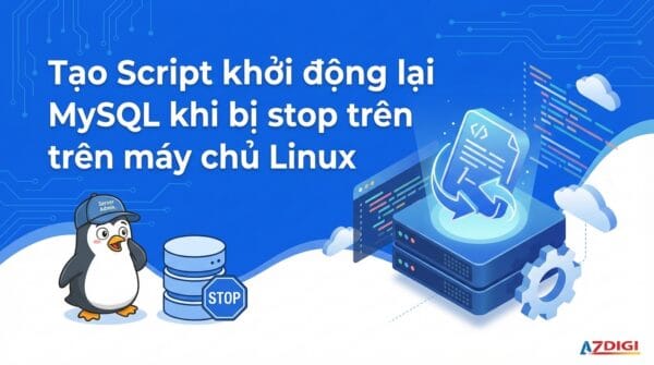 Create a script to restart MySQL when it stops on the Linux server