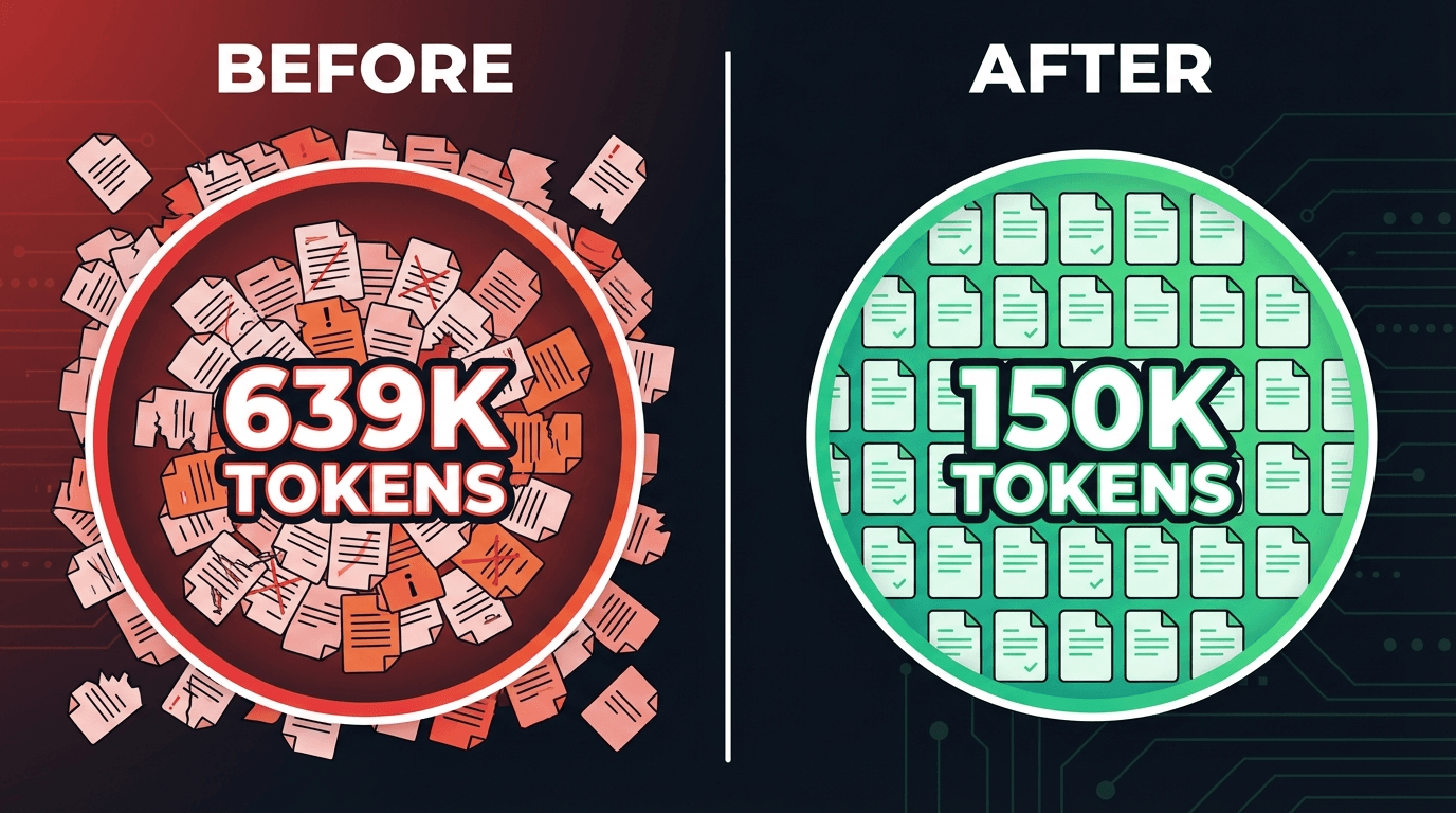 So sánh context trước và sau khi tối ưu
