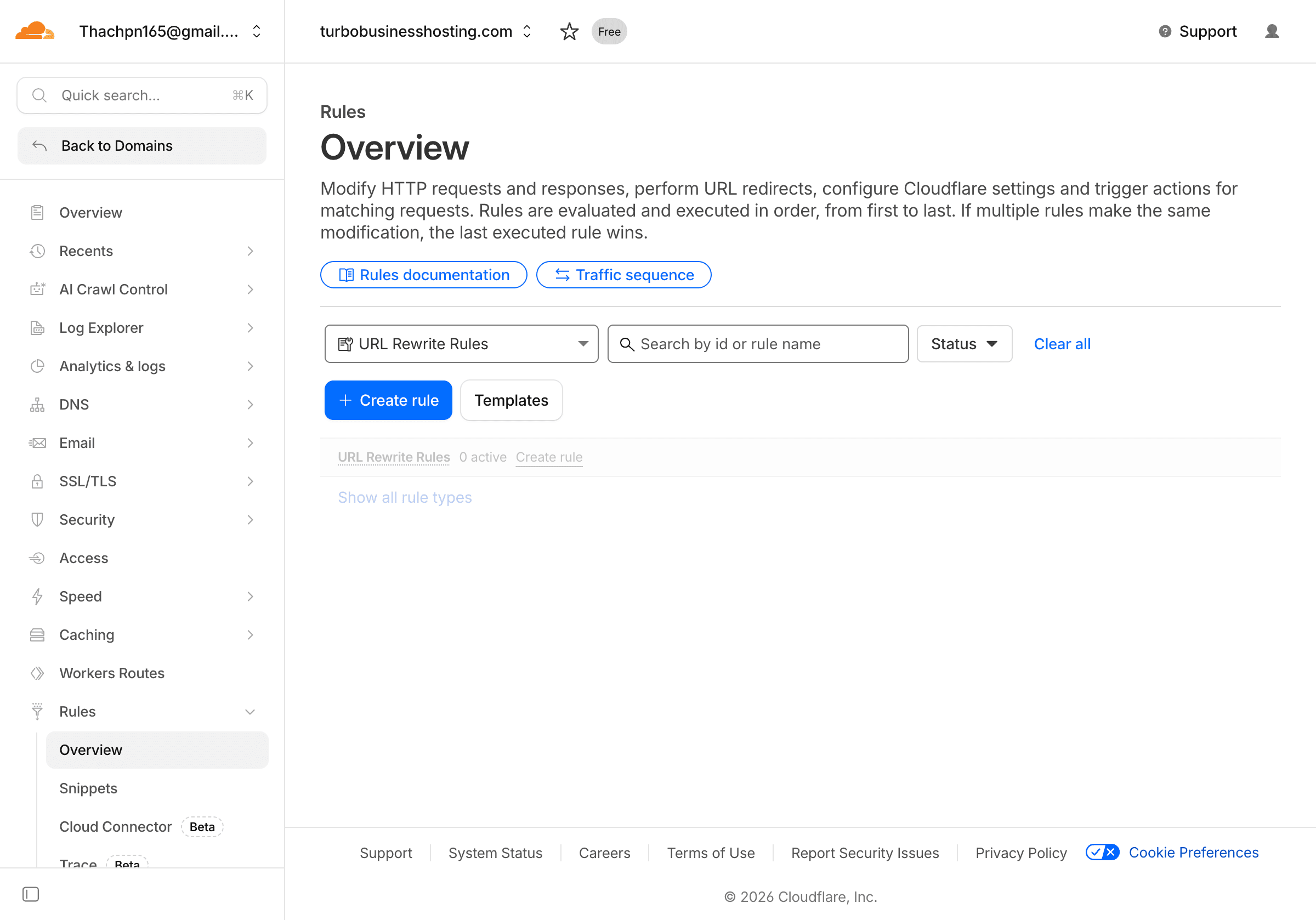 Tổng quan Transform Rules với 4 tab
