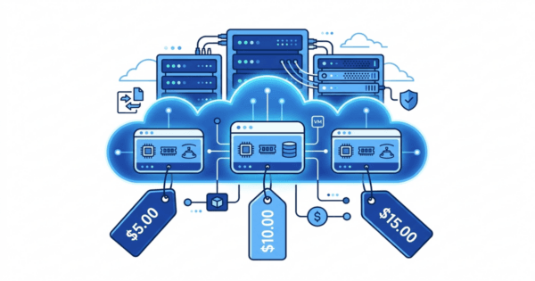 VPS giá rẻ minh hoạ server và giá cả