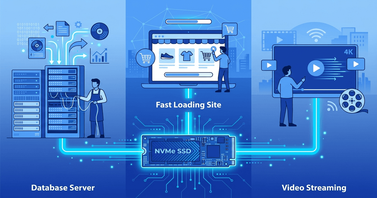 Khi nào cần VPS NVMe