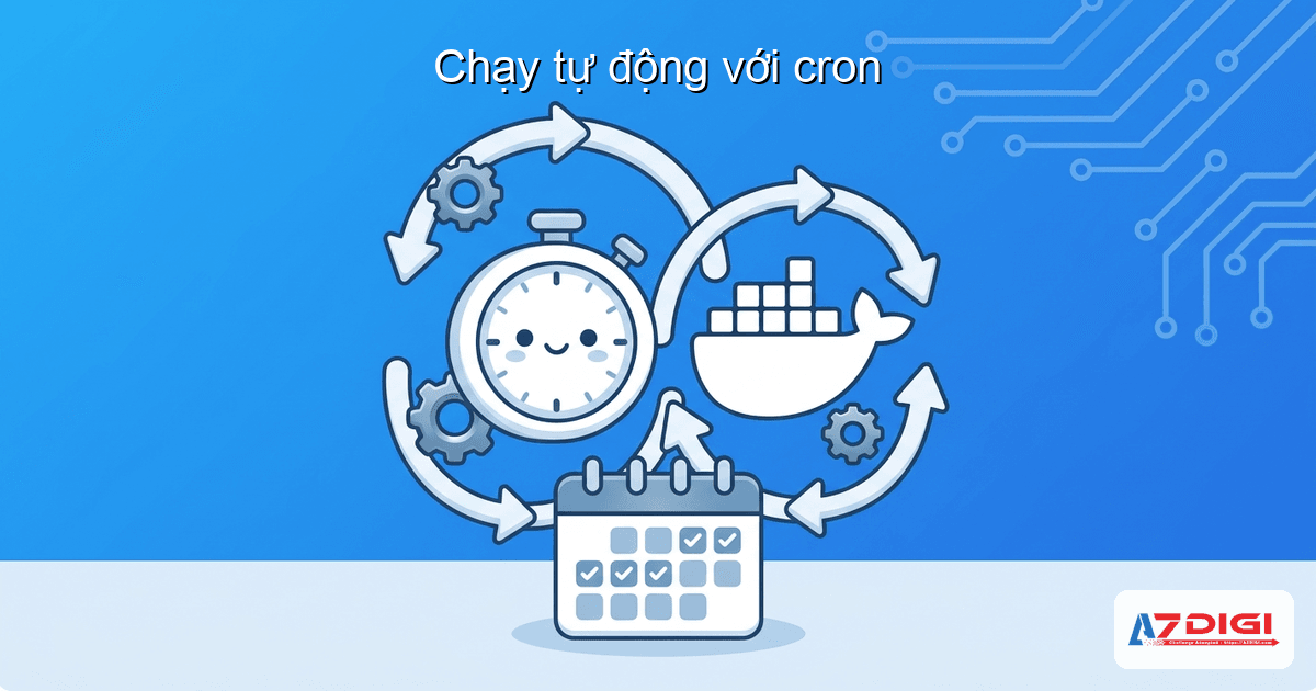 Chạy tự động với cron và Docker