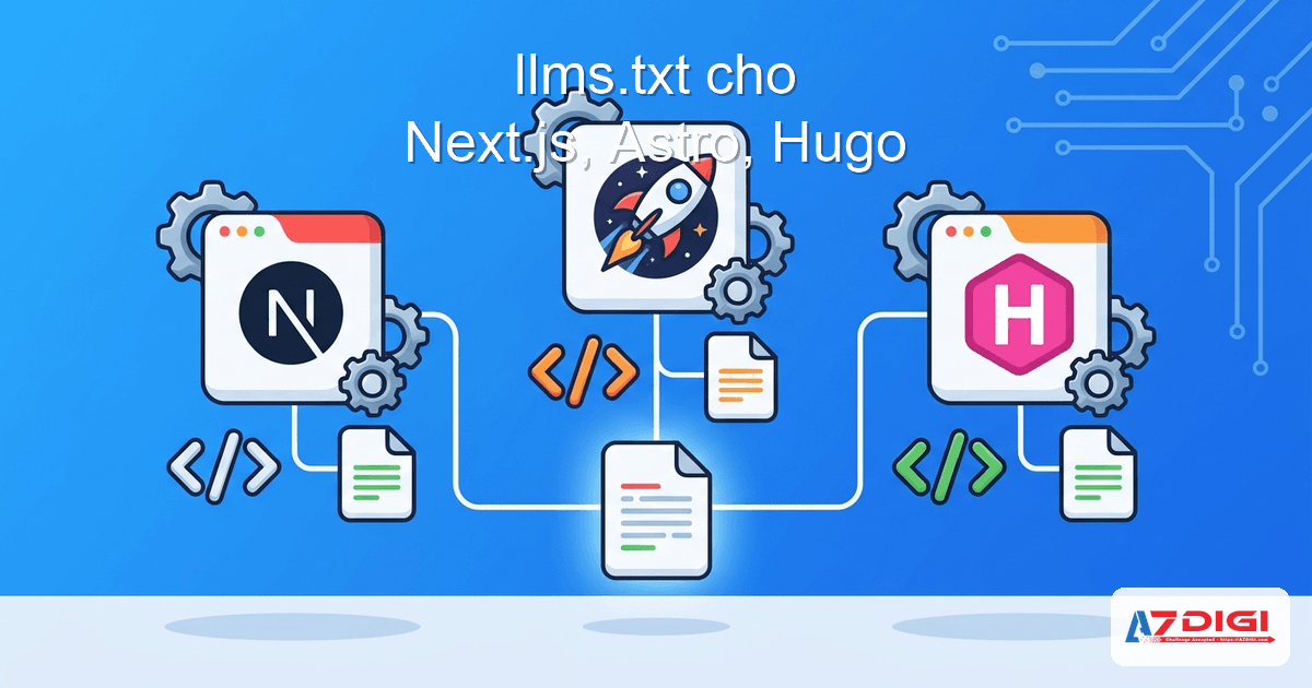 Triển khai llms.txt cho Next.js, Astro, Hugo