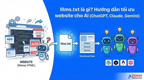 llms.txt là gì? Hướng dẫn tối ưu website cho AI (ChatGPT, Claude, Gemini)