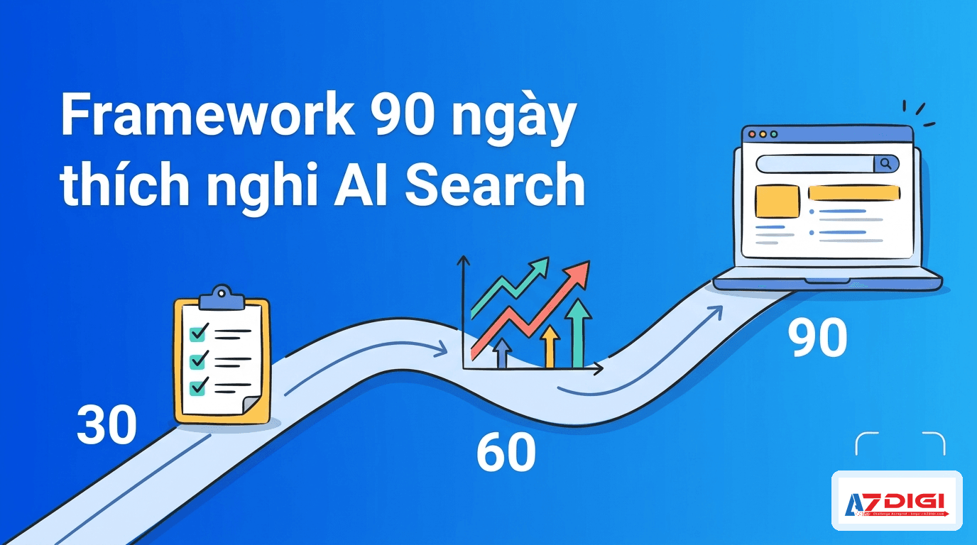 Framework 90 ngày cho chiến lược SEO 2026 trong thời AI Search