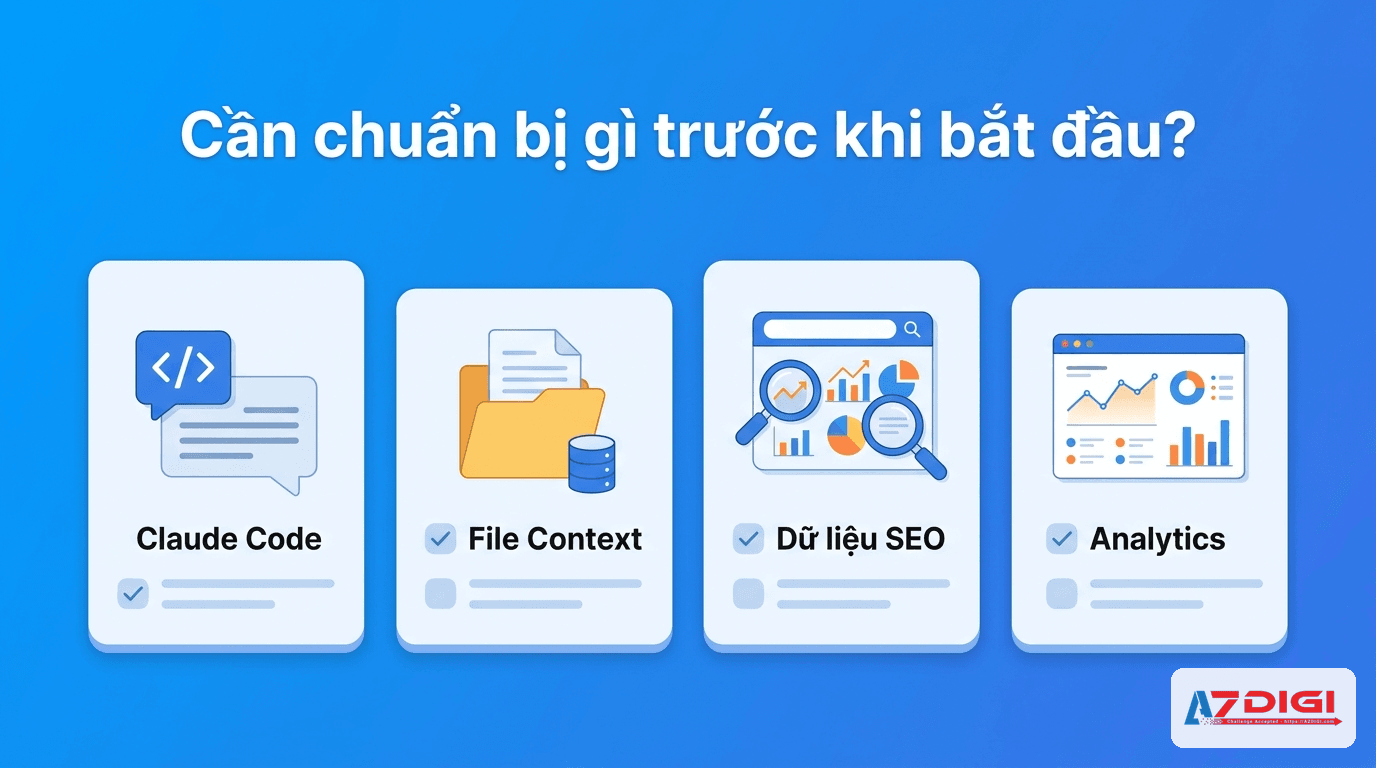 Checklist những thứ cần chuẩn bị trước khi dùng SEO Machine