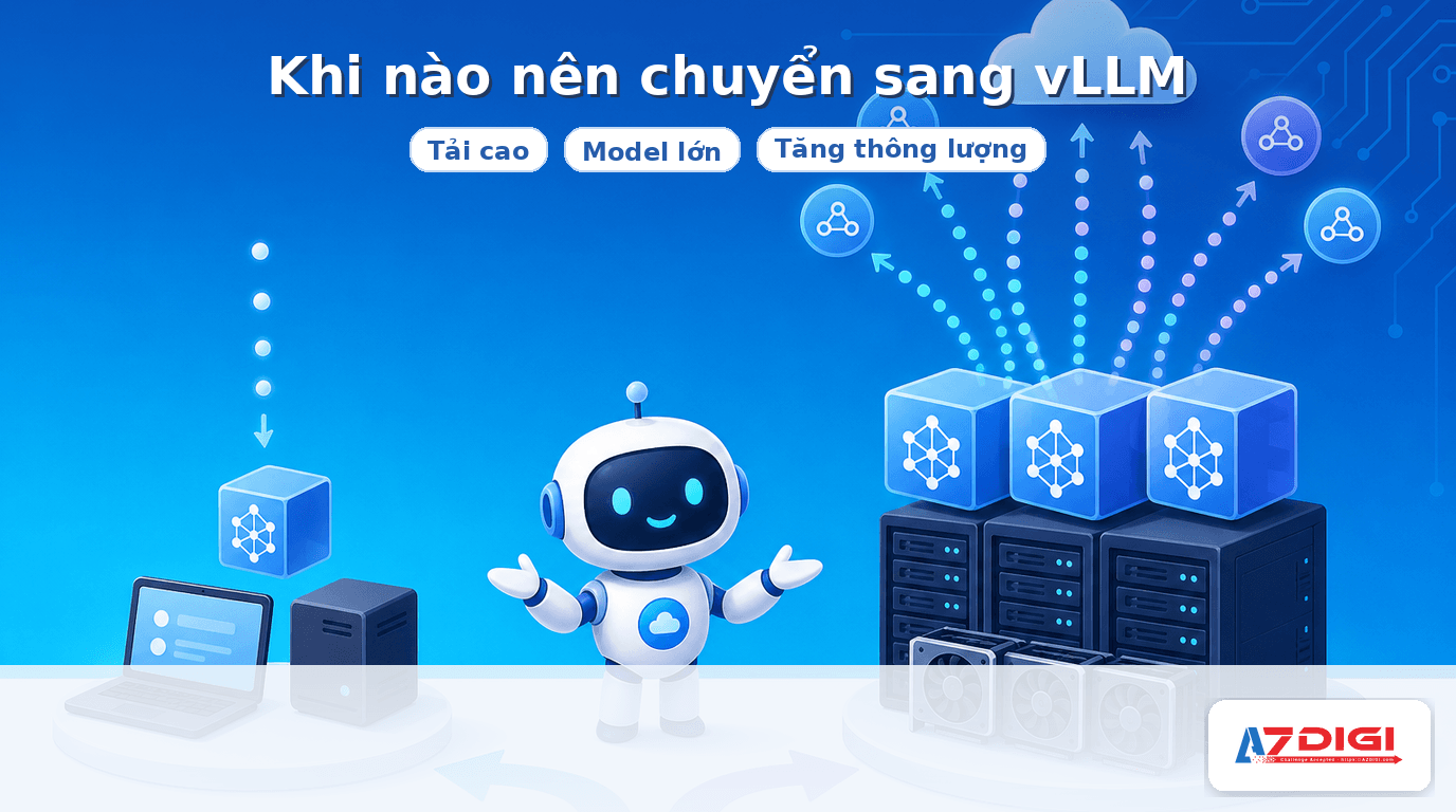 Khi nào nên chuyển sang vLLM cho tải cao và model lớn