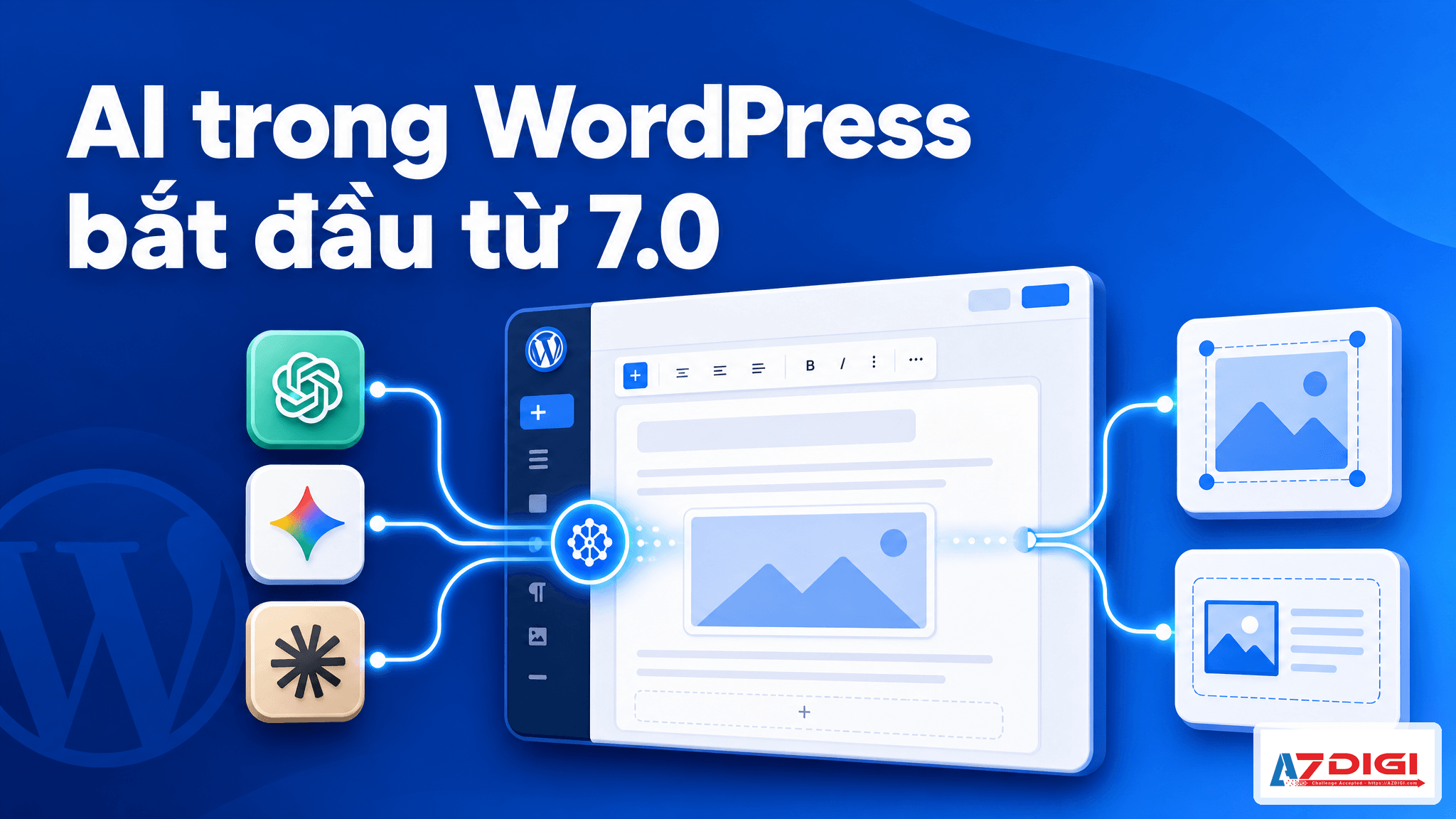 AI trong WordPress 7.0 và màn hình Connectors