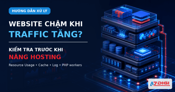 Website chậm khi traffic tăng và các dữ liệu cần kiểm tra trước khi nâng hosting