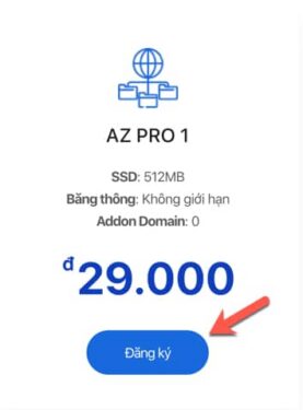 Hướng dẫn đăng ký Hosting