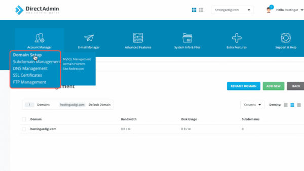How to use SEO Hosting service at AZDIGI