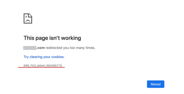 How to fix error: website redirects too many times in WordPress