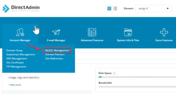 How to create and import Database on SEO Hosting