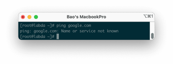 How to fix Name or service not known error on Linux