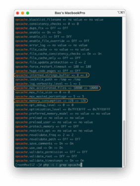 How to change OPCache parameters on FASTPANEL