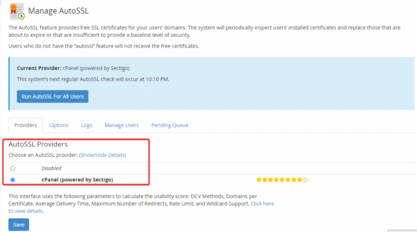 How to install Let’s Encrypt SSL on the WHM server