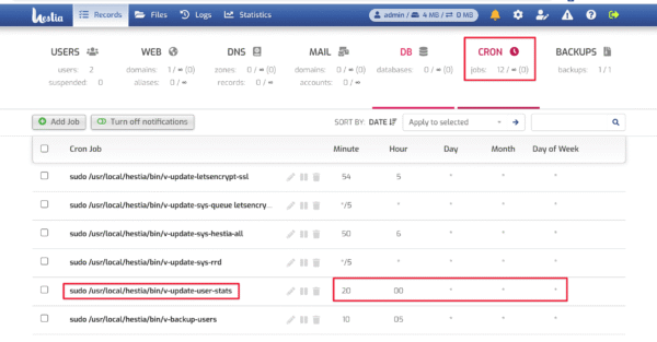 How to Backup/Restore on HestiaCP