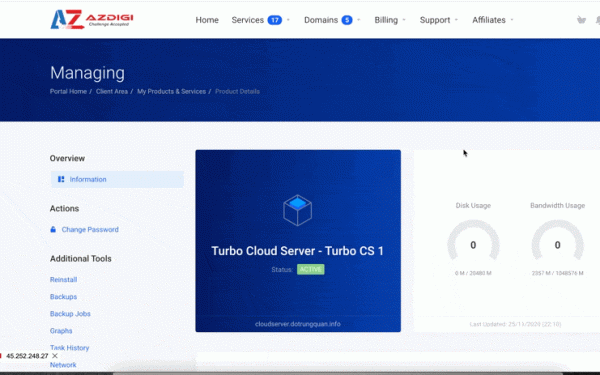 How to reset the SSH password of the Turbo Cloud Server service