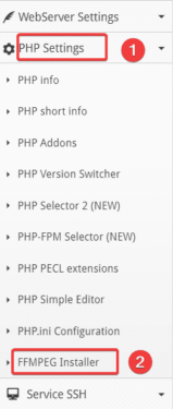 How to install FFMPEG on Centos Web Panel (CWP)