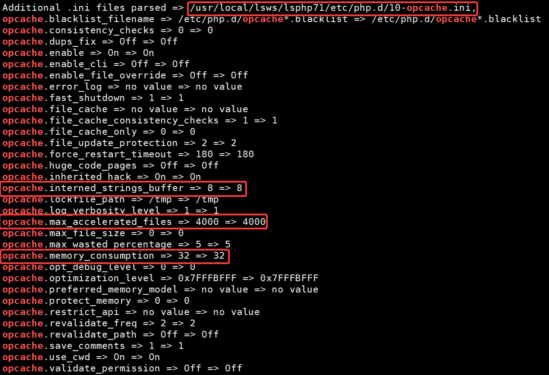 How to change OPCache parameters on CyberPanel