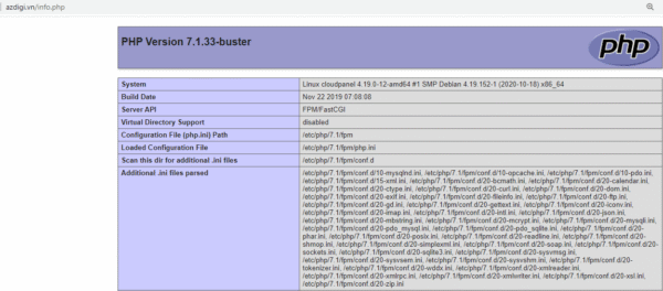 Change the PHP version and configuration on CloudPanel