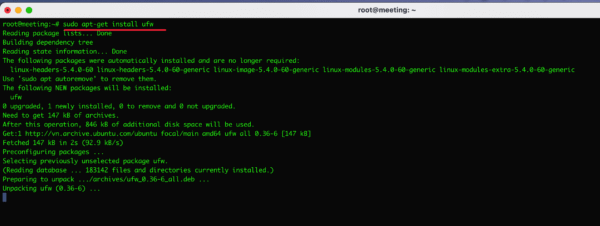 How to install UFW configuration on Ubuntu/Debian