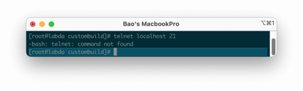 Fix the Telnet command not found error on CentOS, RHEL