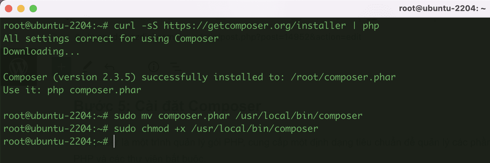 Hướng dẫn cài đặt Laravel trên Ubuntu 22.04