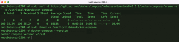 Install and use Docker Compose on Ubuntu 22.04