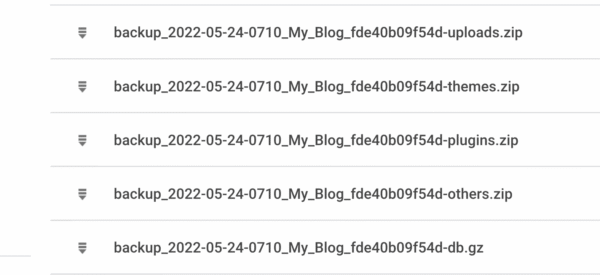 How to transfer data from the UpdraftPlus Backup file